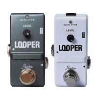 Rowin Tiny Looper Electric Guitar Effect Pedal 10 Minutes of Looping Unlimited Overdubs Guitar Pedal Guitar Accessories