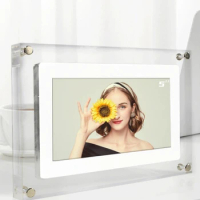 New style 10 inch nft Acrylic digital photo frame video picture playback Acrylic and Plastic Digital Picture Frame