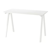 TROTTEN 書桌/工作桌, 白色, 120 x 60 公分