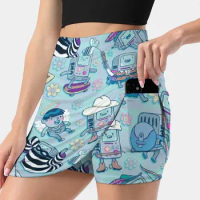 Bmo Forever-1 Women's skirt Aesthetic skirts New Fashion Short Skirts Adventure Time Adventuretime Adventure Time Adventure