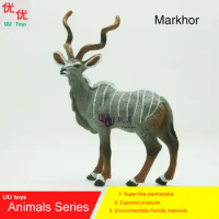 Hot toys:Markhor simulation model Animals kids toys children educational props