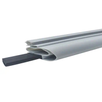 6m Custom-make aluminum / glass / cabinet / fridge door pvc gasket seal strip