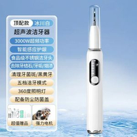 Others - 超聲波洗牙器 沖牙結石去除神器 家用電動潔牙儀 牙齒潔污垢除牙垢-【白銀色】3000W高頻超聲波+輕鬆上手+潔牙碎石不傷牙+5檔強勁動力+贈全套潔牙禮品 / 超聲波