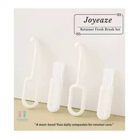 Joyeaze Retainer Fresh Brush Set isi 2pc / Sikat Pembersih Pengait Gigi Palsu / Sikat Pembersih Reta