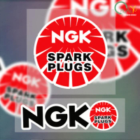 NGK Spark Plug Car Reflective Sticker Personalized Creative Body Decoration Sticker Waterproof Reflective Glass Car Sticker