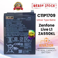 ORIGINAL Battery compatible with Asus Zenfone LIVE 1 ZA550KL C11P1709 1709 BATRE baterai ZENFONE LIV