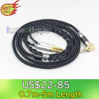 LN006426 8 Core Headphone Earphone Cable For Denon AH-D7200 AH-D5200 AH-D9200 AH-D600 AH-D7100