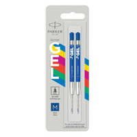 ไส้ปากกาเจลปาร์คเกอร์ Parker สีน้ำเงิน 0.7 แพ็ค 2