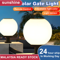 Solar light  Outdoor Gate Light Globe Light Weatherproof Outdoor Pillar Light Outdoor Gate Lamp Lamp