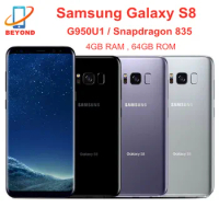 Samsung Galaxy S8 G950U G950U1 4GB RAM 64GB ROM Snapdragon 835 NFC 6.2" Octa Core 4G LTE Original