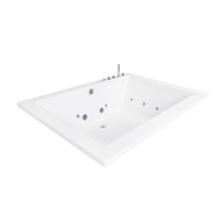 ZPELL190130 อ่างอาบน้ำวน+OXY+ก๊อก ฝัง