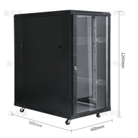 網絡機櫃1.2米 24U服務器機櫃 交換機機櫃 加厚型600*900監控機櫃