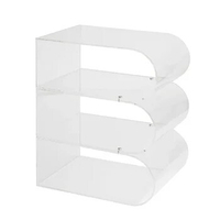Modern Simple Coffee Table Books Creative Acrylic Bedside Table Multilayer Structure Home Furniture Child Bookshelf Side Table