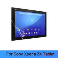 Ultra Clear HD Front LCD glossy Screen Protector Screen protective Film For Sony Xperia Z4 Table 10.1 inch Tablet PC+dry cloth