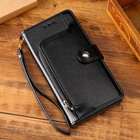 Leather Wallet Flip Cover For Oppo Realme 1 3pro RENO Z Silicon Cover Stand Zipper Case F11 Pro AX5S F9 K1 coque holder