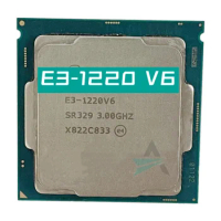 Xeon E3-1220V6 CPU 3.00GHz 8M 72W LGA1151 E3-1220 V6 Quad-core E3 1220 V6 processor E3 1220V6 Free shipping