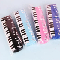 Bag Single Layer Oxford Cloth Music Box Musical Pencil Cases Piano Note Pencil Bag Student Pencil Case Musical Note Piano Pouch
