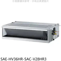 SANLUX台灣三洋【SAE-HV36HR-SAC-V28HR3】變頻冷暖吊隱式分離式冷氣(含標準安裝)