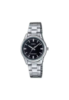 Casio Watches Women's Analog Watch LTP-V005D-1A Silver Stainless Steel Band Ladies Watch