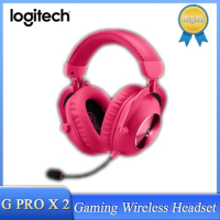 Logitech G PRO X 2 Wireless Bluetooth Tri-mode Gaming Headset Microphone GPX II 7.1 Surround Sound Computer Headphones Office