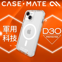 美國 CASE·MATE iPhone 15 Ultra Tough Plus D3O 極強悍防摔殼MagSafe - 透明