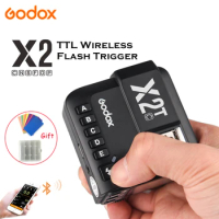 Godox X2T Series TTL HSS Flash Trigger Transmitter X2T-C/N/S/F/O/P For Canon Nikon Sony Olympus Panasonic Fuji Pentax Camera