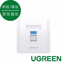 綠聯 網路資訊插座/單口電話面板 蓋版