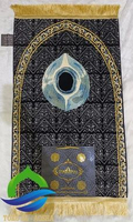 Sajadah Motif kiswah Hajr Aswad premium Madinah/Ori Madinah -Mada Carpet