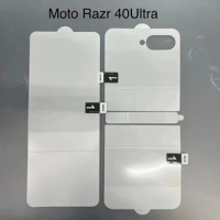 HD Clear Protective Screen Film For Motorola Moto Razr 40 Ultra Soft Hydrogel Front Back Screen Protector Film