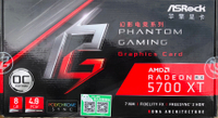 All new VGA (การ์ดจอ) ASROCK Phantom Gaming RX 5700 XT OC 8GB GDDR6 มือสอง