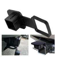 Car Plug Cover Hook Dust Plug Square Mouth Protective Cover for 2 Inch Receivers Towing Hitch Rubber Covers