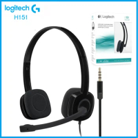 Logitech H151 Stereo Headphones Multi-device headsets with in-line controls 1.8m for 3.5mm audio