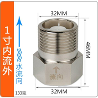 熱水器4分水管單向閥防反流止回閥衛生間家用接頭止水回水立式銅