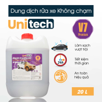 Dung Dịch Rửa Xe Không Chạm Cao Cấp UNITECH V7 (20 Lít) - Can Rửa Xe Bọt TuyếtKhông Chạm Siêu Mạnh