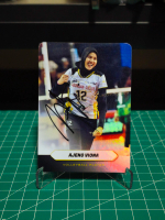 Kartu Bola Voli Ajeng Viona Tim Nasional Timnas Indonesia Signed Asli