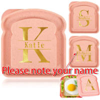 Customized Name Portable Lunch Box Sandwich Storage Box Bread Box Food Container For Toast Reusable