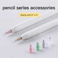 COTECI Super Durable Pencil Nib For Apple Pencil Tips Double Layer Thin Replacement Tip For Apple Pencil 1st 2nd Generation