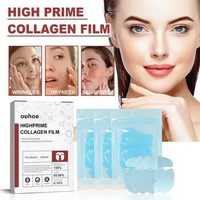 3pcs Nano Collagen Soluble Mask Cloth Brighten Moisturizing Forehead Film Paper Cheek Collagen Film Cloth SkinCare Beauty Health