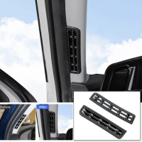 Car Accessories for Hyundai Elantra Avante CN7 2020 2021 2022 Carbon Fiber Look Inner Front A Pillar Air Vent Outlet Cover Trim