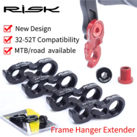 RISK Bicycle Rear Derailleur Hanger Extension Road MTB Mountain Bike Cycling Frame Gear Tail Hook Extender Convertor Adapter