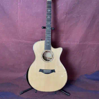 41 inch acoustic guitar, j200 spruce wood panel, rose wood fingerboard, 20 inch, travel guitar, free shipping