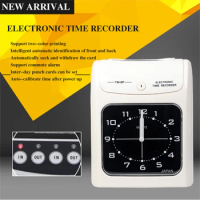 Recorder Digital Time Recorder Attendance Machine Time Card for Recorder Office Factory Staffs Employee Check in Time Recording