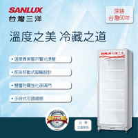 SANLUX台灣三洋 305L直立式冷藏櫃 SRM-305RA