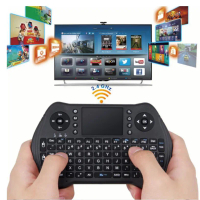 Wireless Mini Keyboard TouchPad Mouse Handheld PC Android TV Komputer Laptop Gaming Computer