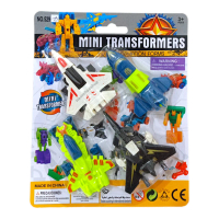 Mainan Pesawat roket mini transformers MAINAN mobil ROBOT TRANSFORMERS MINI AUTOBOT SET ISI 4 MAINAN