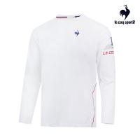 法國公雞牌運動生活長袖T恤 男款 白色 LOQ2180490