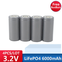 4/8/16PCS/lot A+New Battery 32650 3.2V 6000mAh High Capacity LIFEPO4 batterie Rechargeable Batteries for Powertools flashlights