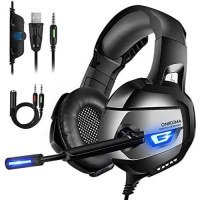 Onikuma RGB Gaming Headset with mic 頭戴式電競耳機 K5