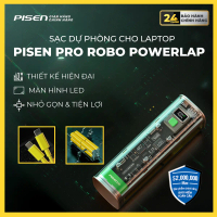 [PISEN] Sạc dự phòng sạc nhanh chuẩn PD 100W, dung lượng 20000mAh siêu khủng, tích hợp IC thông minh