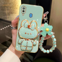 Phone Case, For Samsung A30 and A20, TPU Material, 3D Cute Rabbit Design, Stereo Stand Function, Ele
